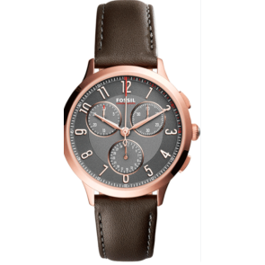 Horlogeband Fossil CH3099 Leder Grijs 18mm